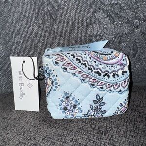NEW With Tag Vera Bradley Coin & Zip Pouch in Cachemire Ciel Doux!